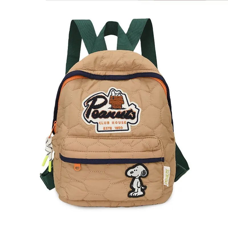 New Snoopy Handbag Kawaii Cartoon Canvas Handbag Fashion Girls Shoulder Bag Nylon Simple Large Capacity Handbag