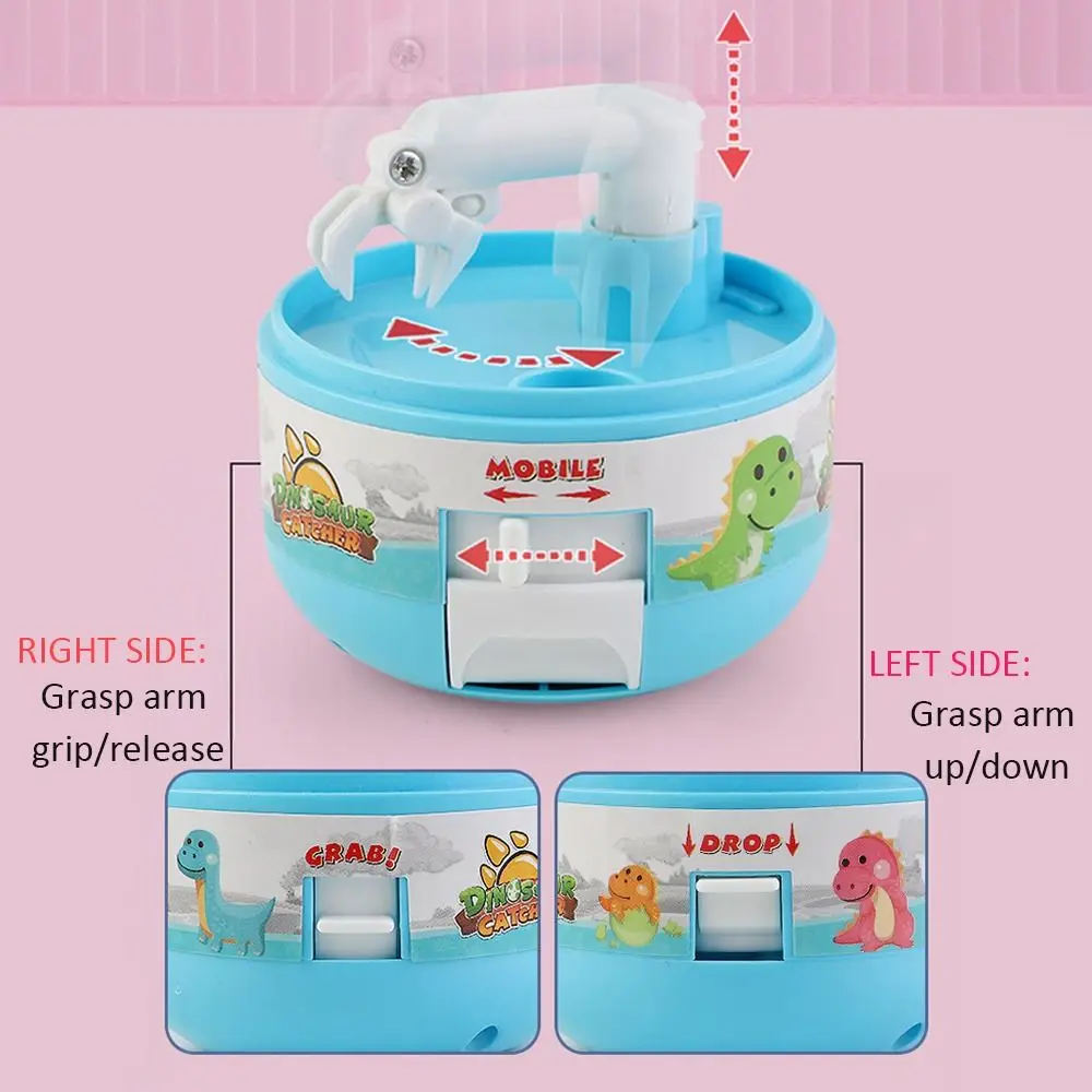 

Funny Dinosaur Shape Capsule Machine Catching Grabbing Claw Machine Toy Interactive Toys Kids