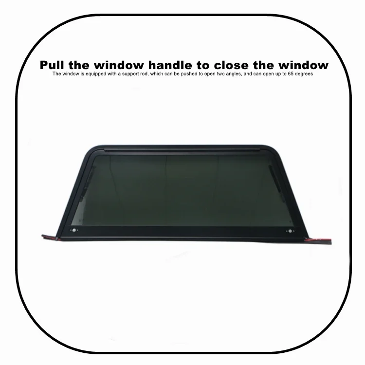 Tongfa E MARK DOT Low MOQ Push-out Pickup Tophung نافذة مفصلية لتخييم الالتقاط