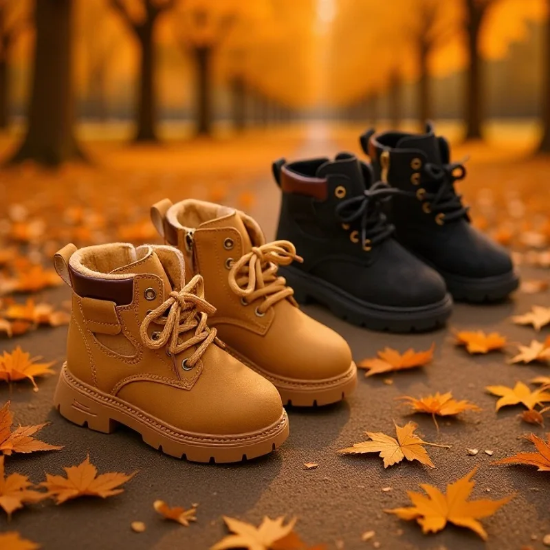 

Детские зимние сапоги босиком с широким носком, зимние минималистичные кроссовки для маленьких мальчиков и девочек, детские теплые ботильоны для маленьких детей