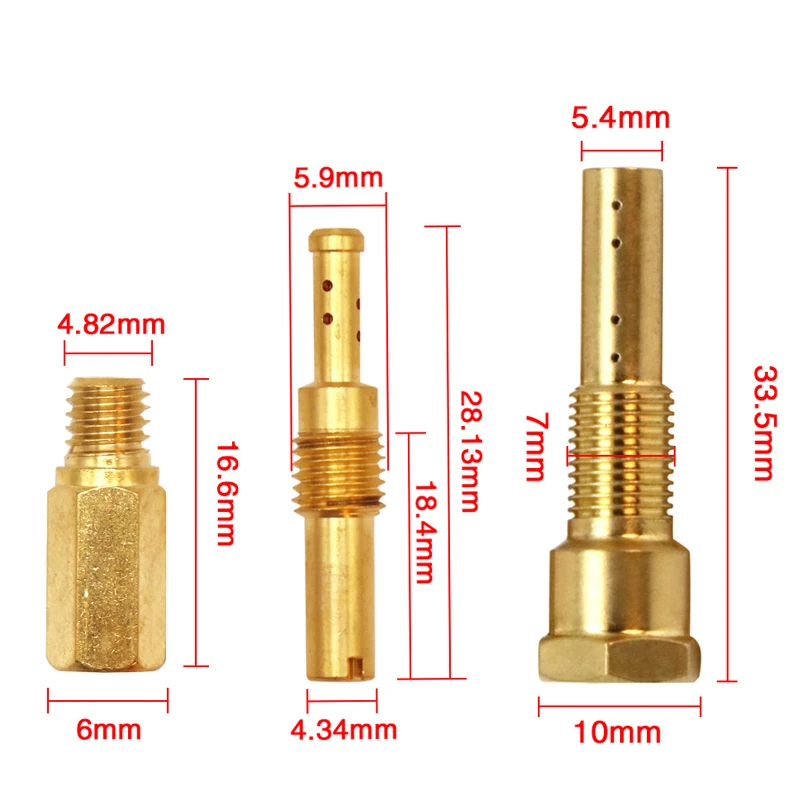 ZSDTRP-Motorcycle Carburetor Repair Kit JJH jarum nozzle kit needle For Keihin PE26 PE28 PKW 28S PWK21-34mm Carburetor