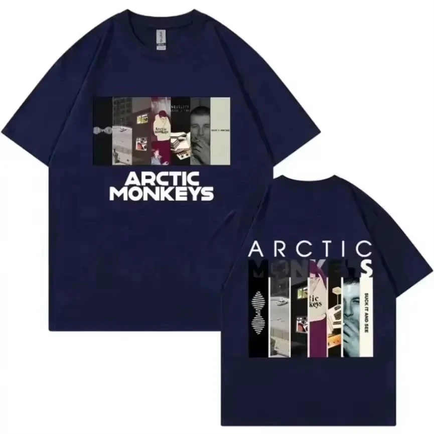 Arctic Monkey Lyrics Limited Design Printed Graphic T-shirt Woem Men Fashion Rock T-shirt Harajuku Hip Hop Trend