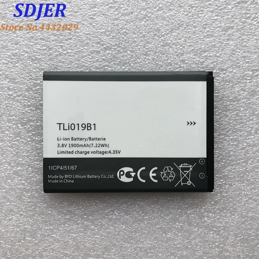 High Quality NEW TLI019B1 TLi019B2 1900mAh Battery for ALCATEL one touch POP C7 OT-7041 7041D dual CAB1900003C2