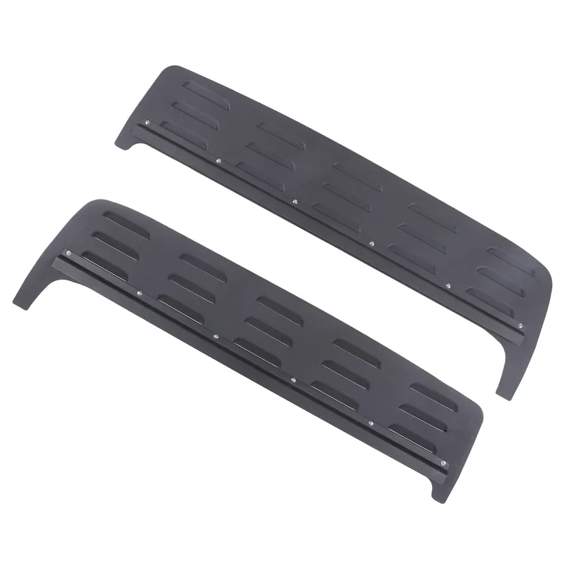 For Toyota Tacoma 2016-2022 Aluminum Black Car Rear Door Air Vents Ventilation Shutters Cover Trim Car Accessories