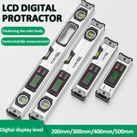 0-90° LCD Digital Protractor Level Angle Finder Gauge Meter 200mm 300mm 400mm 500mm Electronic Goniometer Measurement Tool