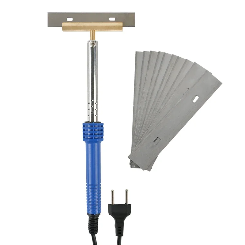 60W T Soldering Iron Scraper 10CM Blade Heated For OCA UV Glue Quick Clean LCD Screen Refurbish Repair