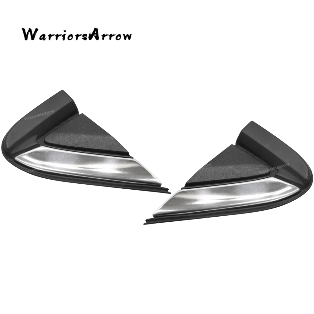 

WarriorsArrow Pair Left Right Terrain Fender-Trim Molding Plastic Black Chrome For Terrain 2018 2019 2020 2021 84107336 84107337