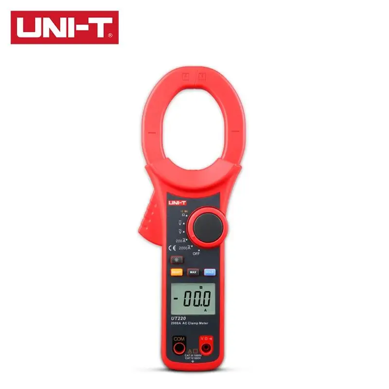 UNI-T UT220/UT221/UT222 2000A AC / DC Clamp Meter AC / DC True RMS inrush current Low-pass filtered data storage