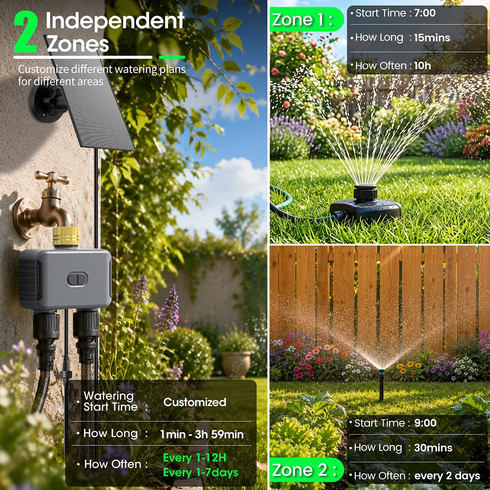 Temporizador de Riego Automáti - Power Zone Outdoor Timer reseña y precio