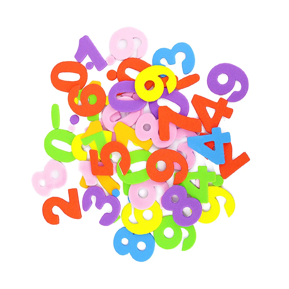 5 قطعة ملصق إسفنجي رقم ملصق ل ثلاثية الأبعاد جدار الفن إيفا رغوة الشارات التعليمية الإبداعية أداة التعلم الفكرية