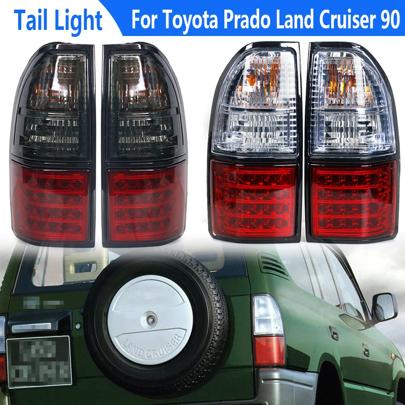 Car Rear LED Light Turn Signal Warning Stop Fog Lamp Tail Light For Toyota Prado Land Cruiser 90 1997 1998 1999 2000 2001 2002