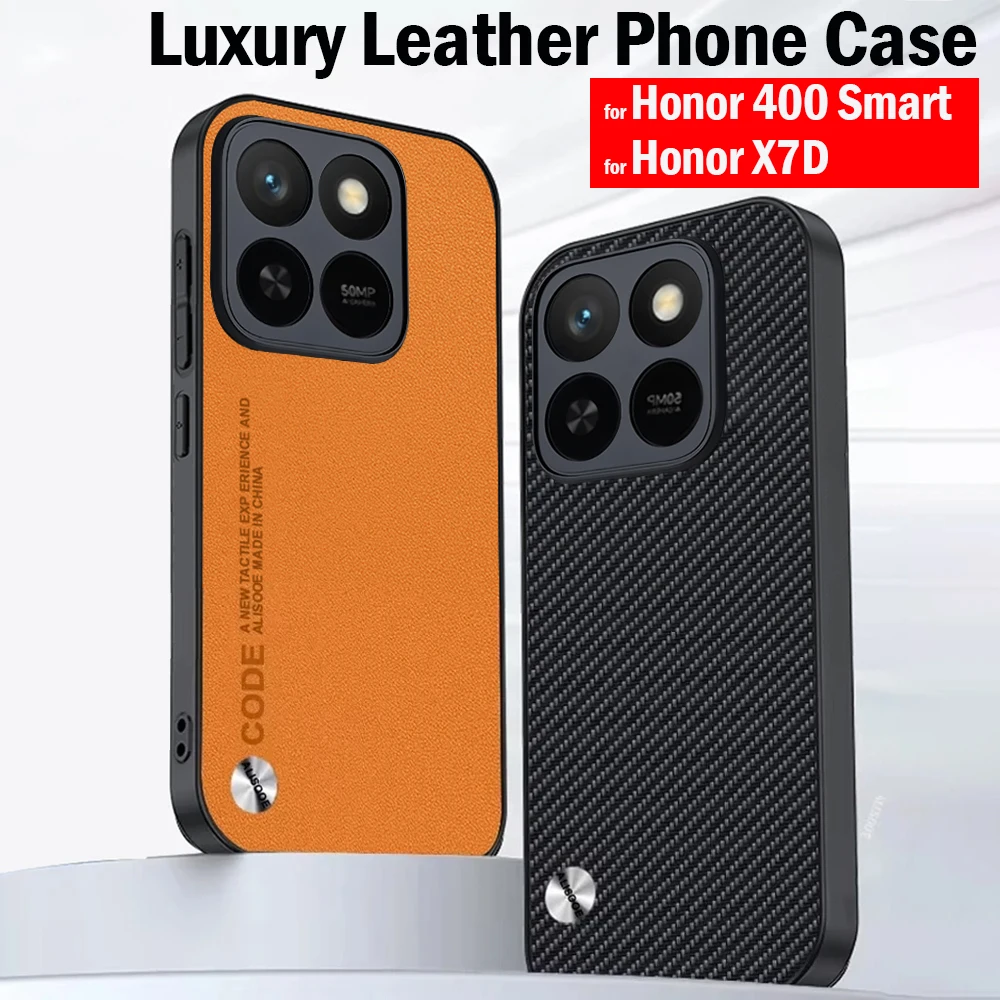 حافظة ذكية من الجلد Funda لهاتف Honor 400 لهاتف Honor X7D غطاء أنيق من الألياف الملمس PU-Leather حماية ضد الصدمات للهاتف كابا