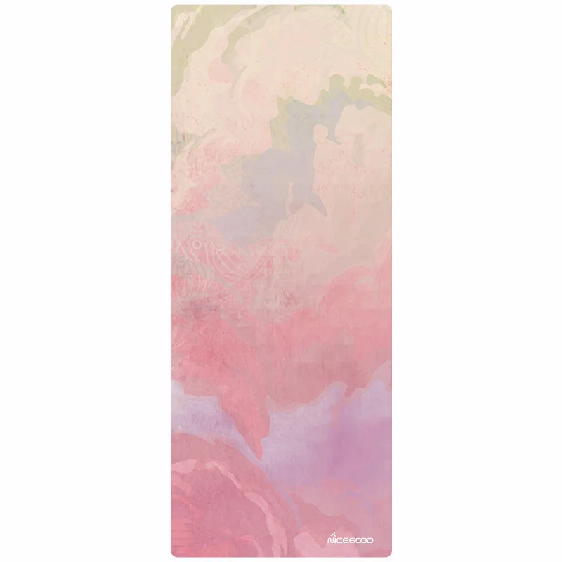 

Full-Color Printed Yoga Mat Foldable Eco-Friendly Natural Rubber Suede Mat