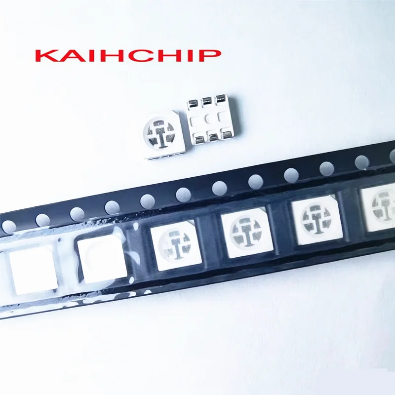 100PCS 5050 SMD IR LED Emitter 850nm 940nm 6-Pin Infrared LED Diode Chip for CCTV Security Camera Surveillance