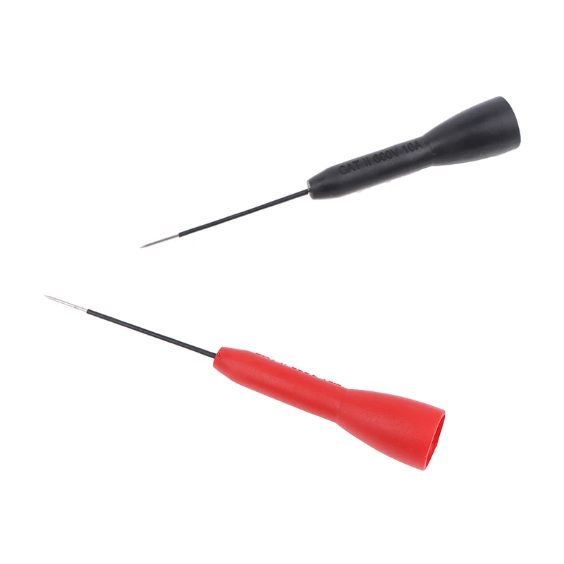 B*1 Pair 0.7MM Flexible Extension Non-destructive Multimeter Test Needles Replacement Probe Multimeter Test Probes Auto Tools