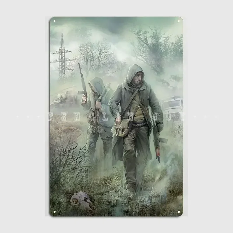 Stalker In The Fog Metal Sign Cinema Living Room Garage Club Funny Poster Tin Sign Poster