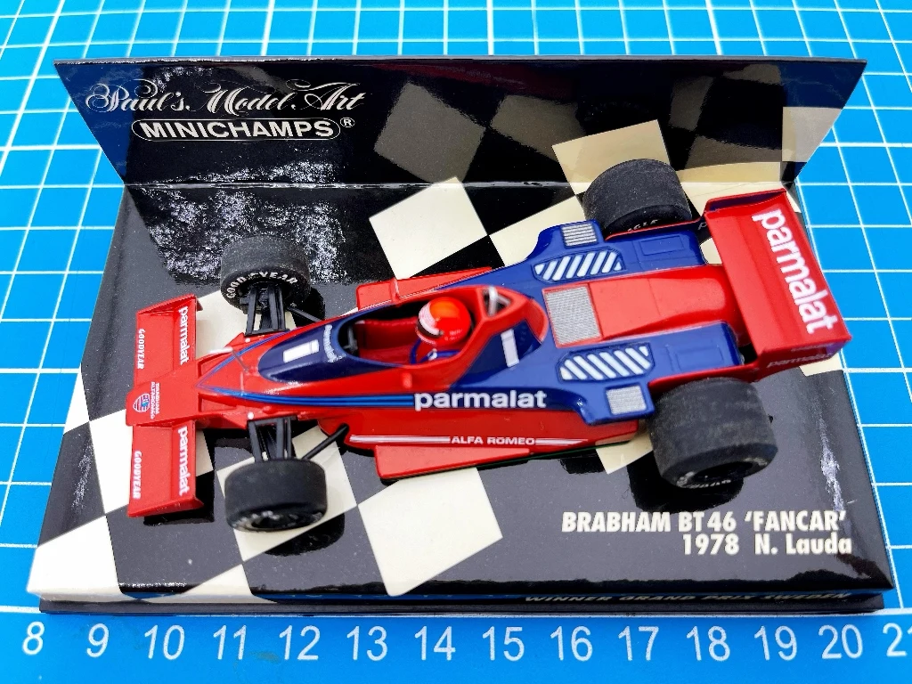 

Minichamps 1:43 F1 BT46 1978 Niki Lauda Sweden Simulation Limited Edition Resin Metal Static Car Model Toy Gift