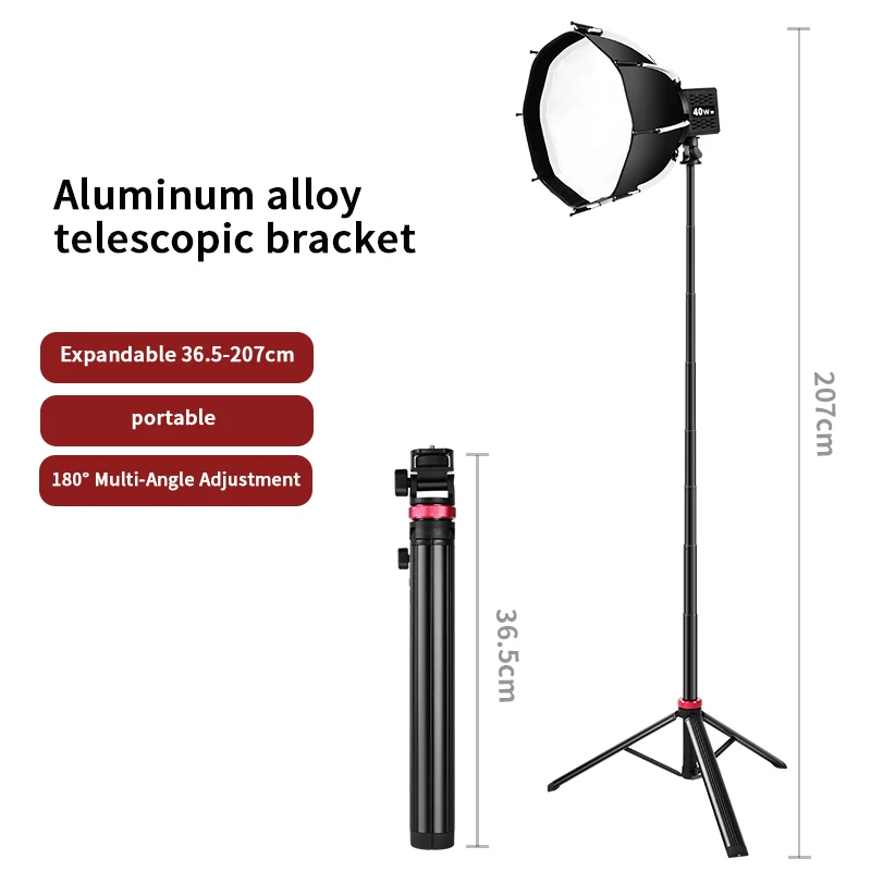 Trépied de téléphone évolutif adapté à l'iPhone 360 °   trépied de caméra de balle Sony Canon DJI Osmo caméra de sport voyage léger