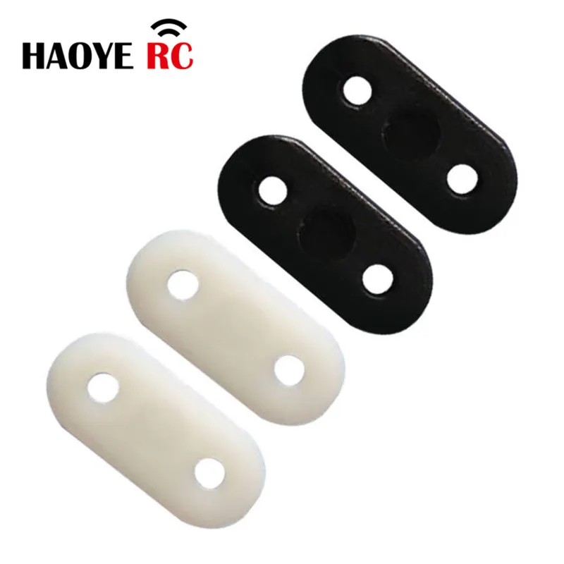 HY 20 Pcs Oval Gear Plates Undercarriage Mounting Strap Gear Plates For RC Airplanes Parts Electric Planes Foam Model Accessorie