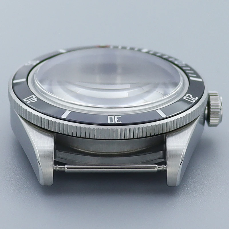 38mm Stainless Steel Vintage Watch Case Modified Parts Fit Seiko nh35 nh36 Movement 28.5mm Dial Domed Sapphire Crystal Hot Sale