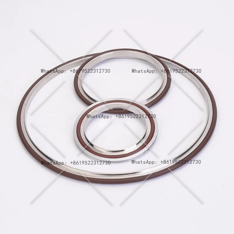 ISO center bracket Stainless steel vacuum bracket, sealing ring High temperature fluororubber gasket 63/80/100/160