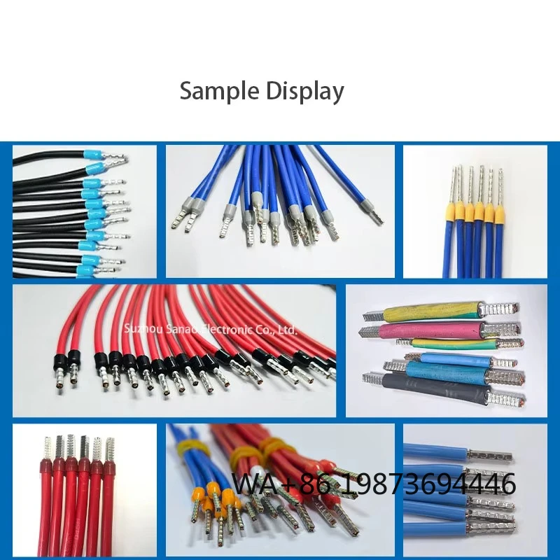 Semi-Auto Wire Ferrule Stripping Twisting Crimping Machine, 0.3-6 Sqmm Pre-insulated Wire