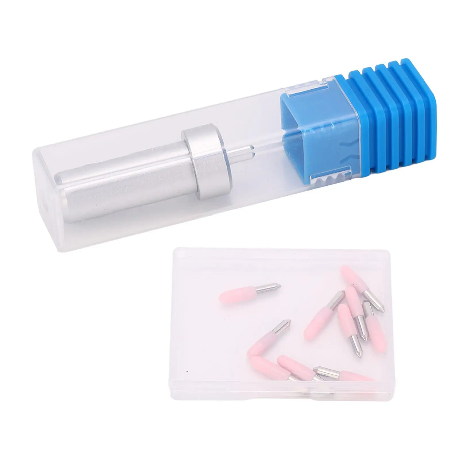 

Fine Point Blade Holder Kit 10 Pieces Alloy Steel Blades Aluminum Alloy Housing Crafting Tools