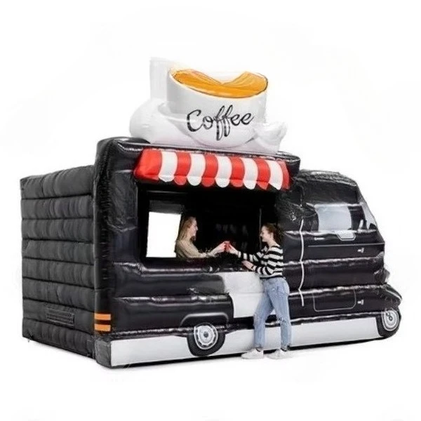 Outdoor High Quality Movable Drink Stand Inflatable Booth Inflatable Ice Cream Stand Mobile Market Stall for Selling Sweets