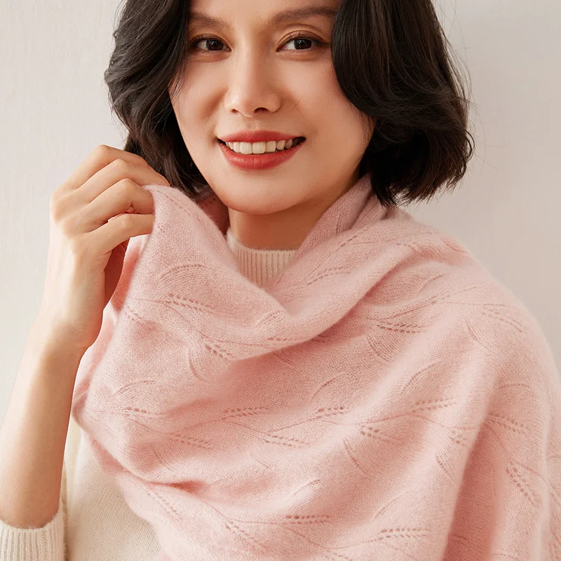 KOIJINSKY New Cashmere 175*40 Women in spring, autumn and winter, soft warm needle knitted scarf