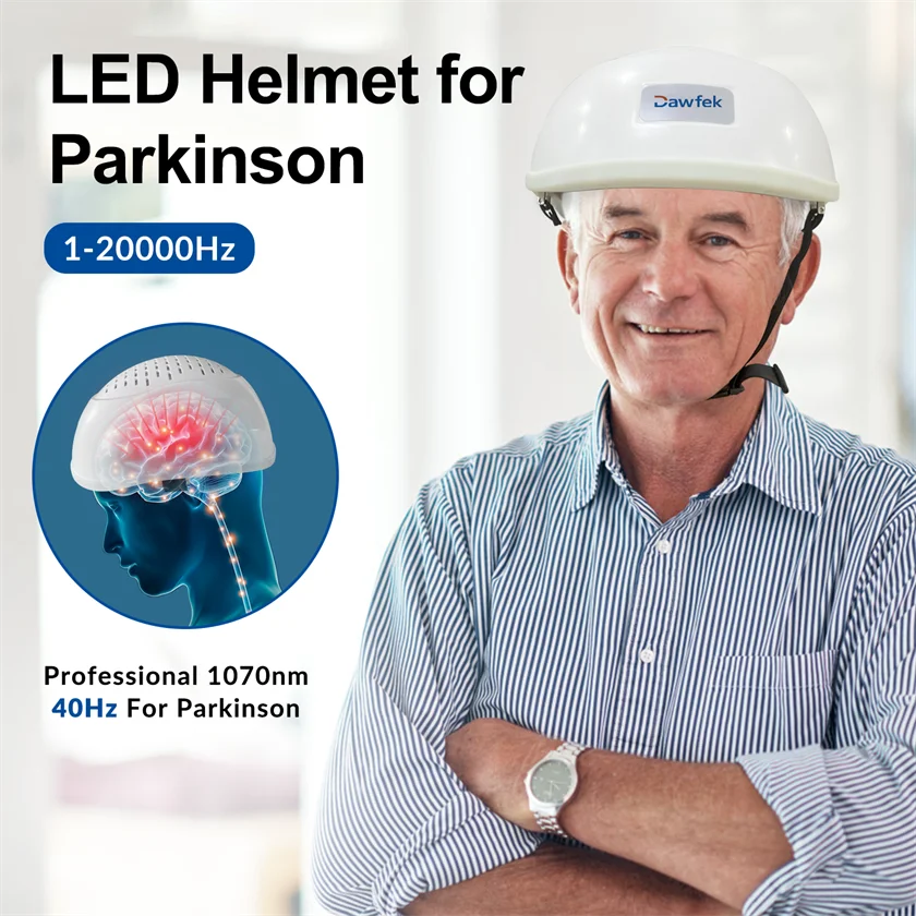 Dawfek Alzheimer Therapy Helmet 1070nm*280diodes Gifts for Dementia Patients Light Therapy for Depression Enhance Cognition