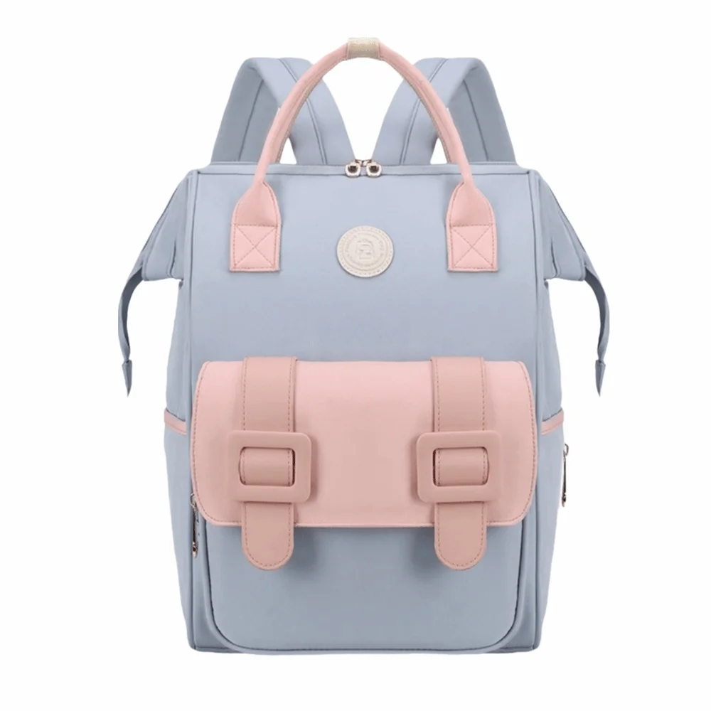 

Korean Style Diaper Bag Backpack Waterproof Large Capacity Maternity Bag Practical Wear-resistant Travel Backpack Baby Care