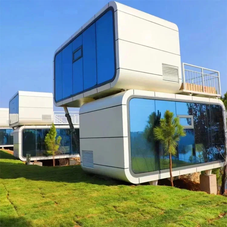 

LubanSabin Prefabricated House -40 ° C Available House Portable Double Layer Large Living Room Six Bedroom Villa