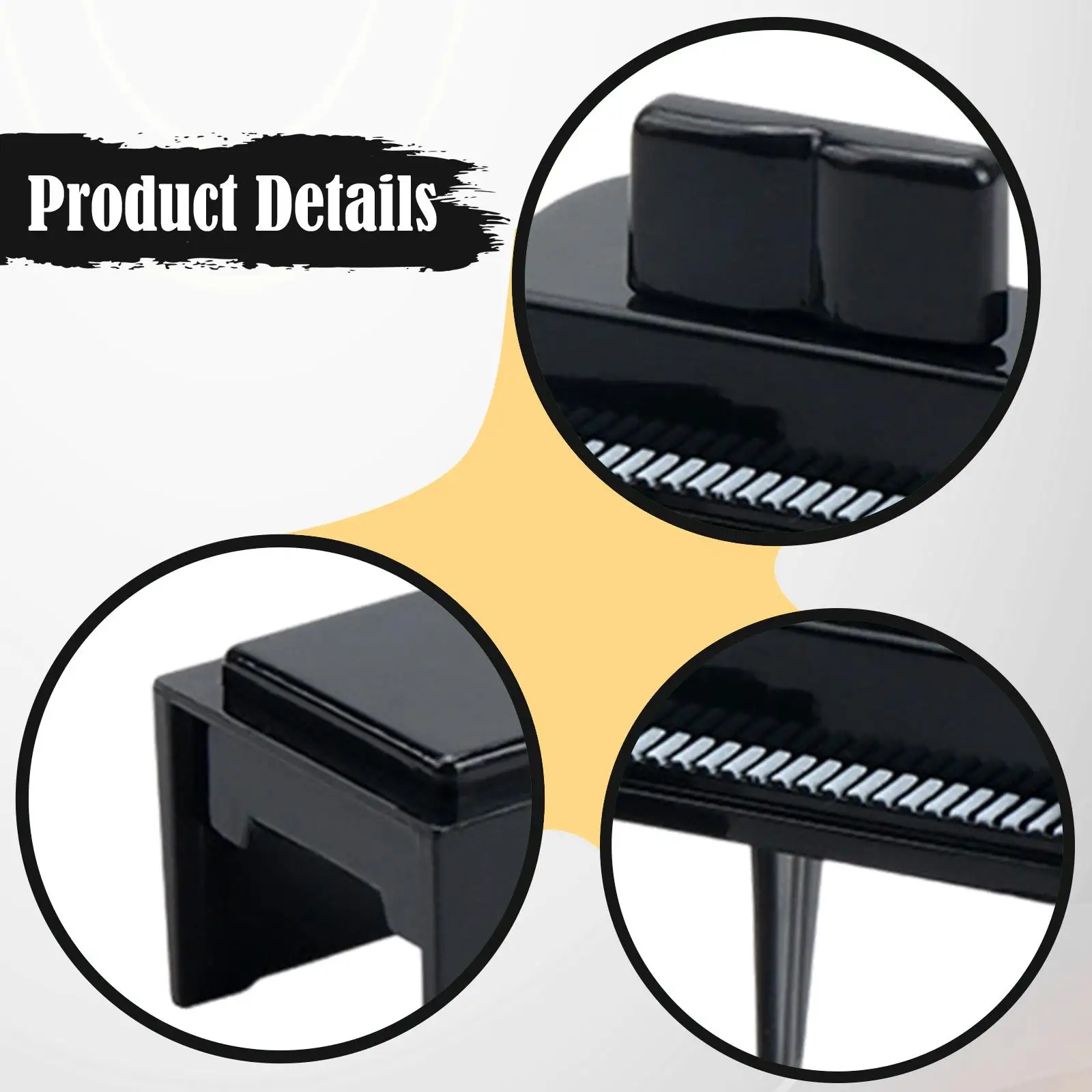Dollhouse Piano Mini Upright Piano Micro Landscape Life Scene for Living Room Home Decor Musical Instrument with Bench