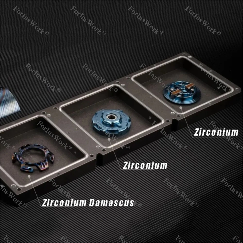 METILIS Thousance Falcon Zirconium Damas Fidget Spinner Adultes Spinner Métallique Fidget Jouets Autisme Limité 80 pièces