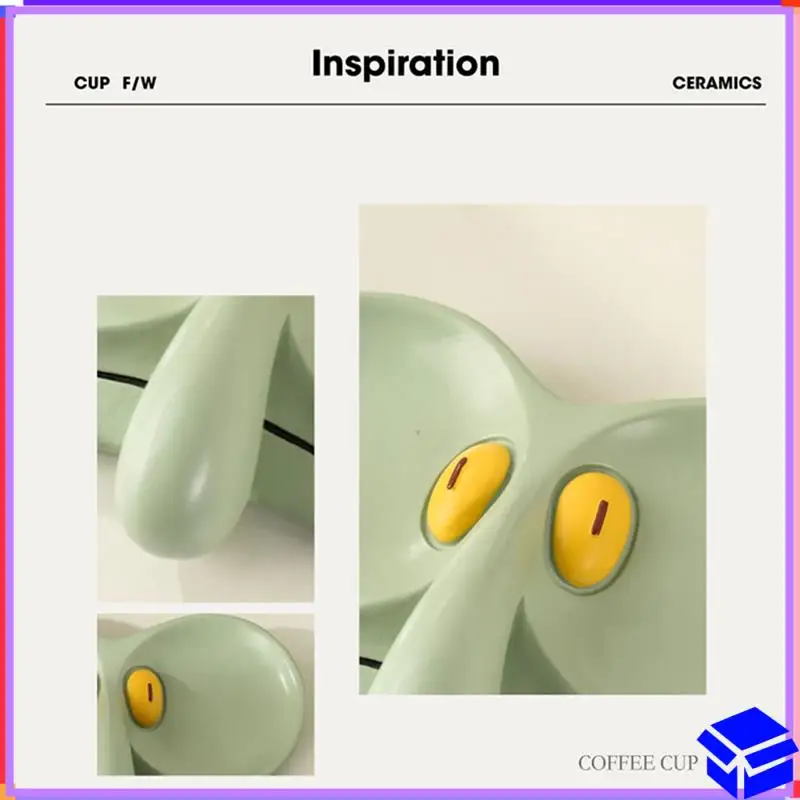 

Reliable 2PCS Cartoon Octopus Glasses Frame Jewelry Box Storage Tray Decoration Cute Office Desktop Decoration Durable