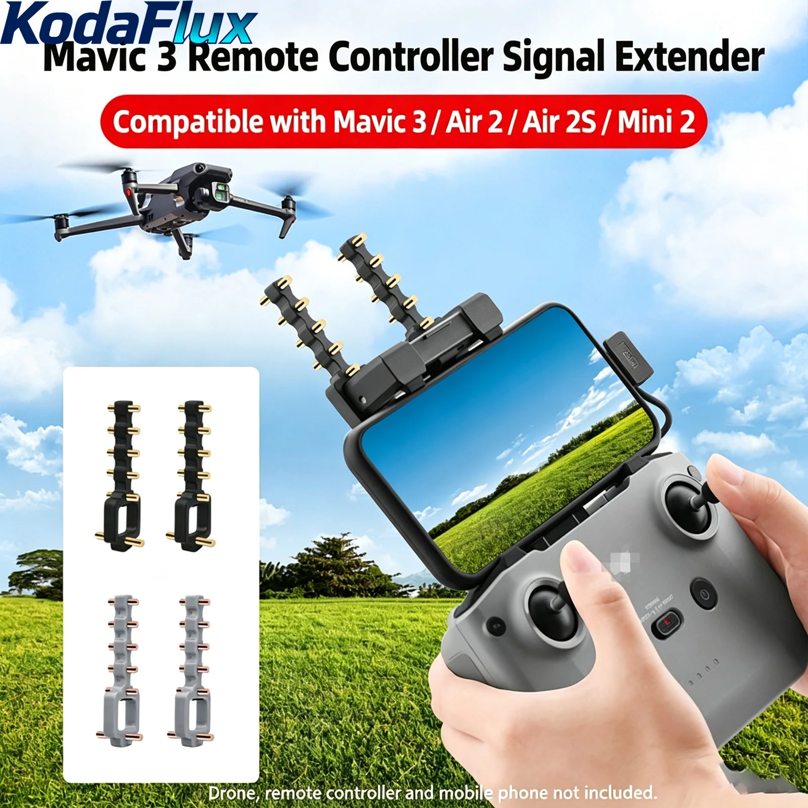 Antenna Accessory for DJI Mavic 3 Air 3  Neo Remote Controller Range Extender  Compatible with Mini 3  4 Pro