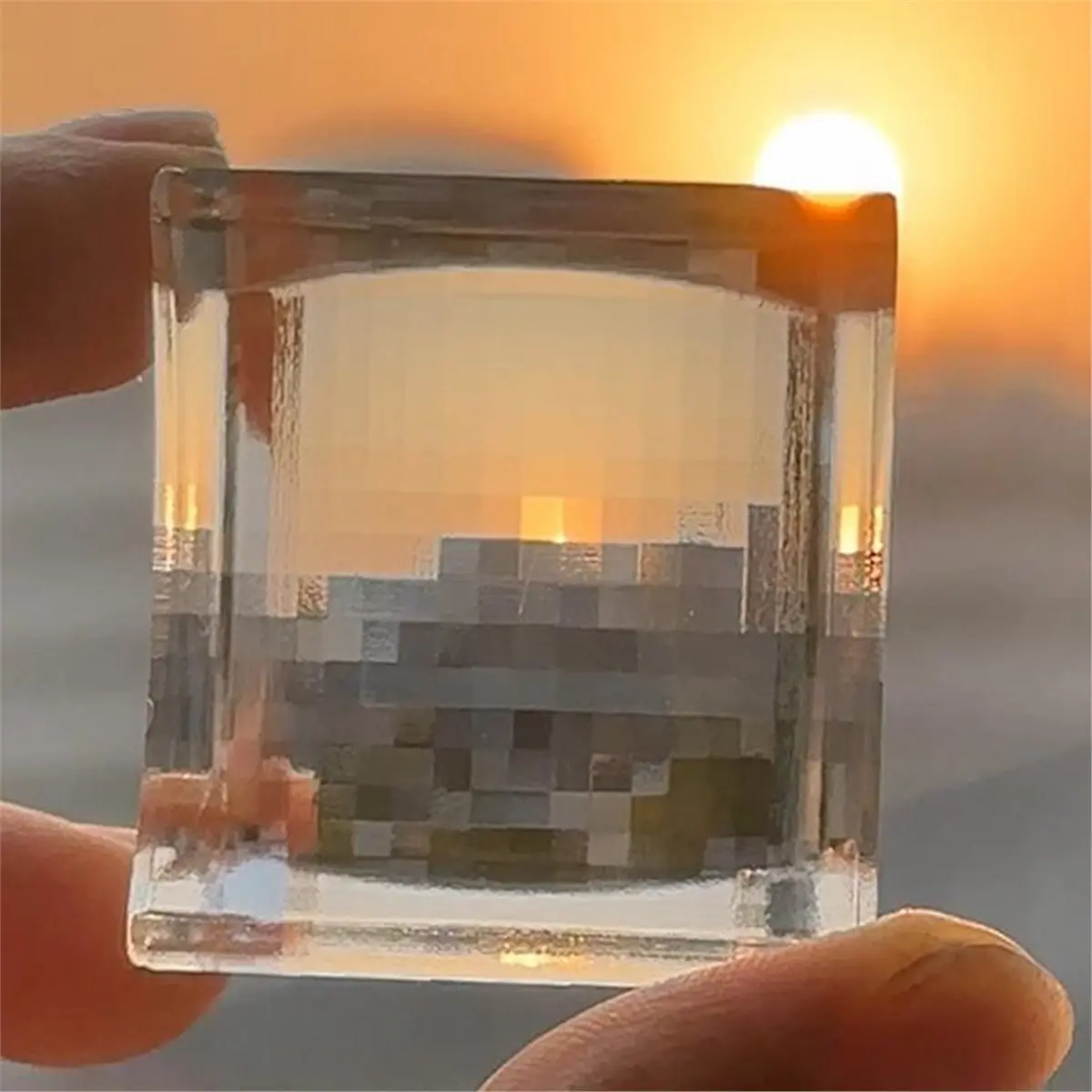 Crystal Pixel Stone Photography Filter Prism Light Effect Tool for Photo Lovers for Photography and Art Enthusiasts