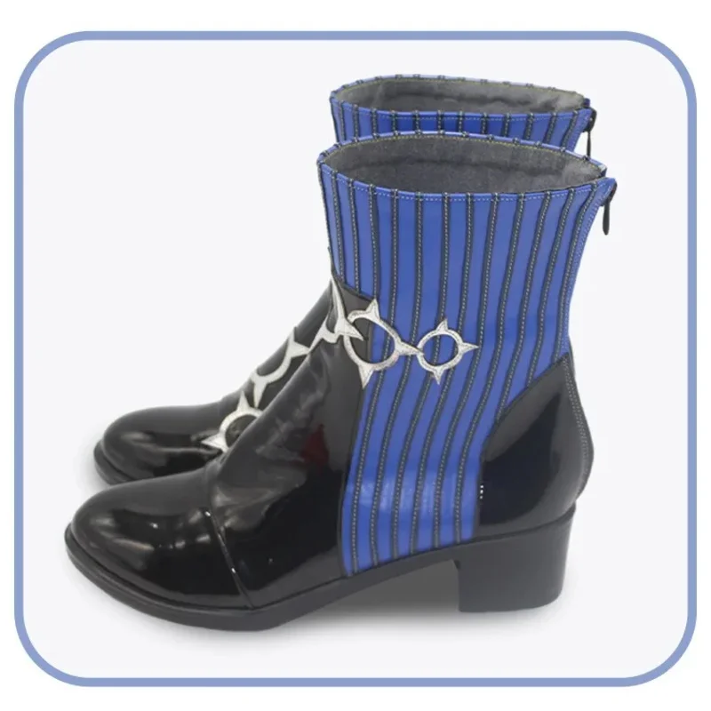 

25COSHoshirube Sho Cosplay Shoes Vtuber Cosplay Props PU Leather Shoes Halloween Carnival Boots Custom Made