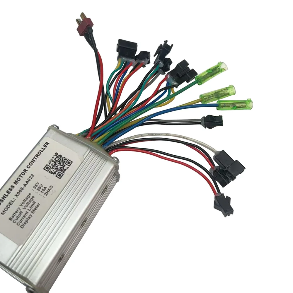 

X008-AA022 Ebike Brushless Motor Controller 36V 15A 2HAO Protocol for Electric Scooters MTB Fat Bikes Accessories
