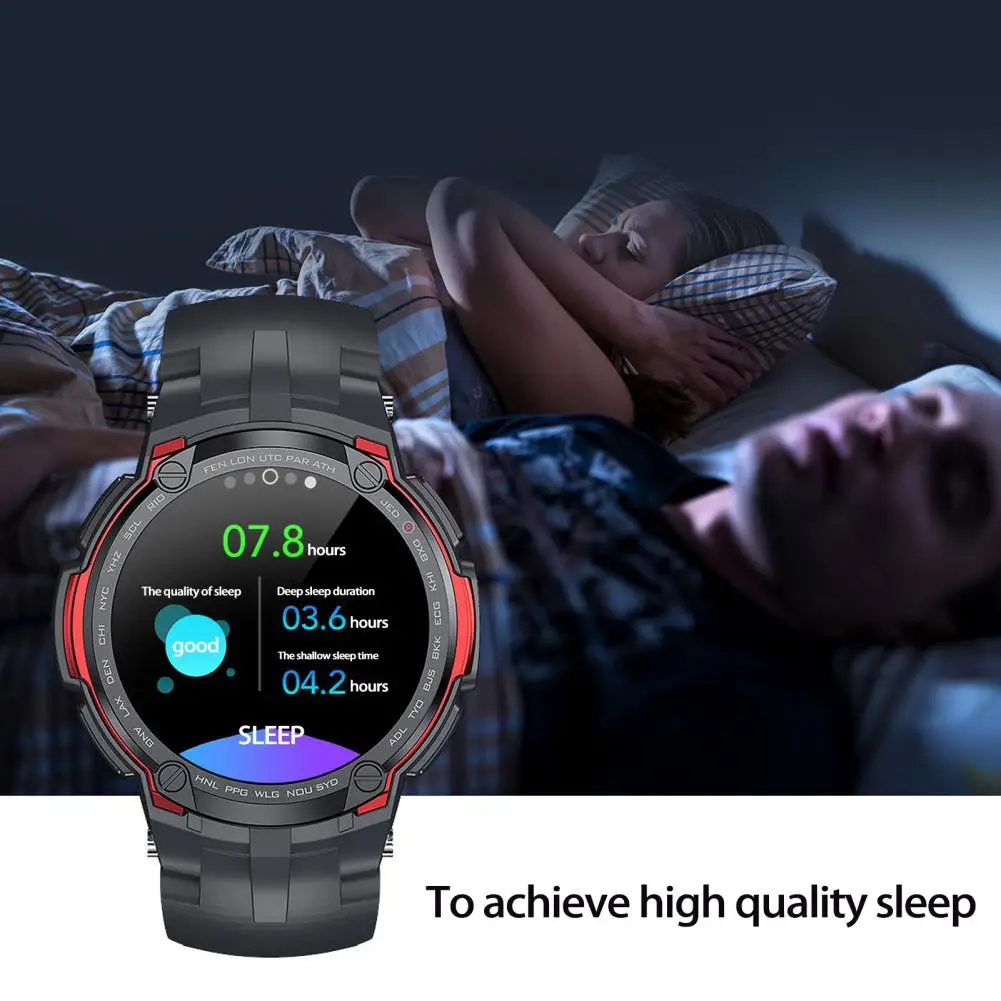 Electronic Watch  Multifunctional Long Battery Life 280mAh  Sleep Analysis Sports Smart Watch Daily Life