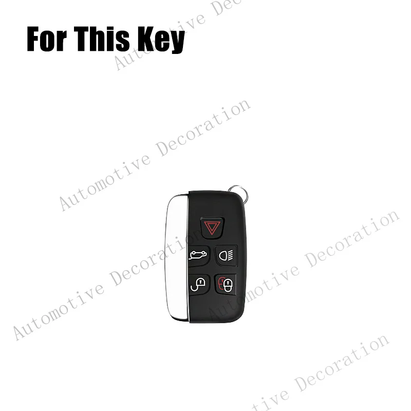 Z+ Real Leather Car Key Fob Cover Case For Land Rover Range Rover Discovery Velar
