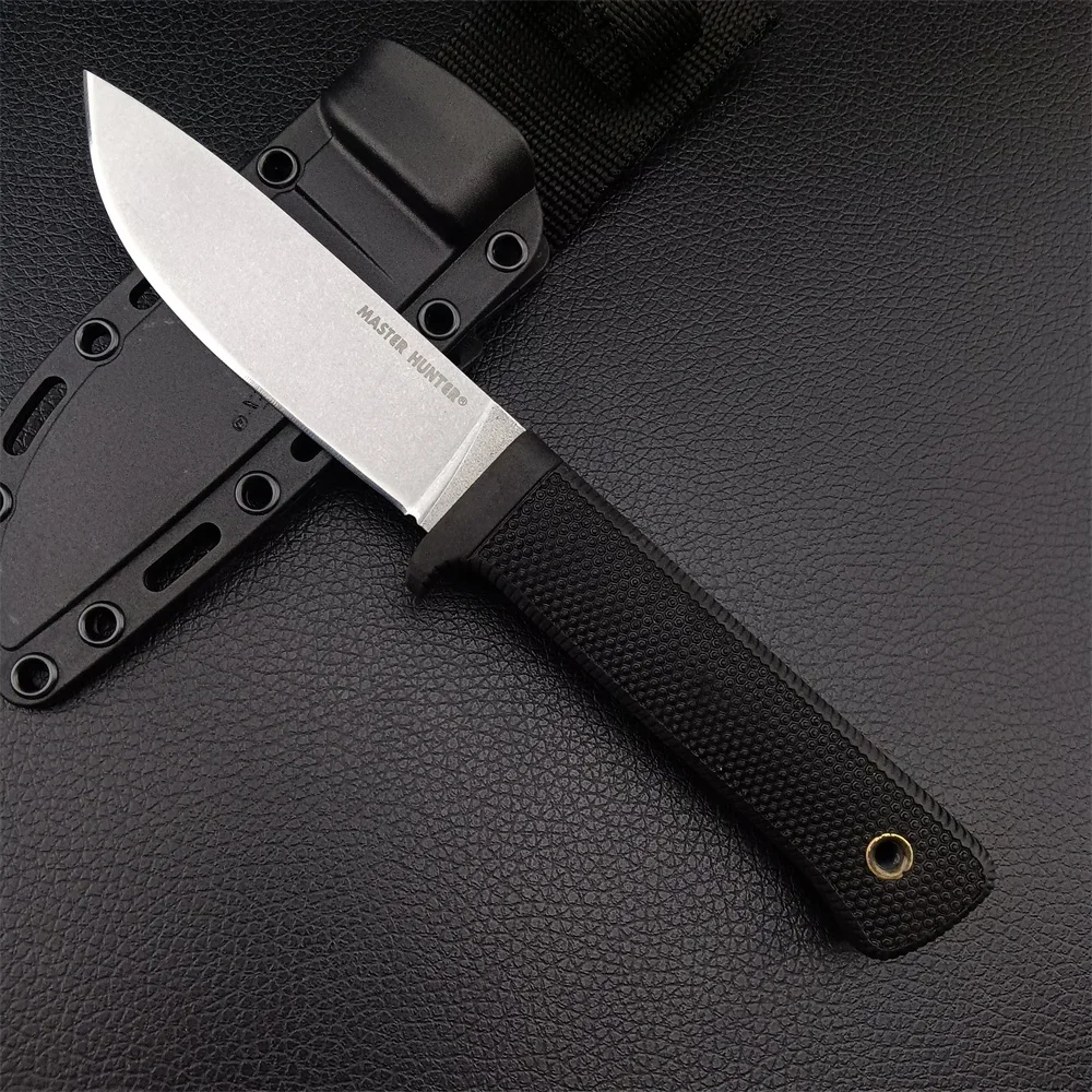 

Fixed 8Cr13Mov Blade Knife Nylon Fiberglass Handle Outdoor Hunting Self-defense Camping Tactical Knives with Secure-Ex Sheath