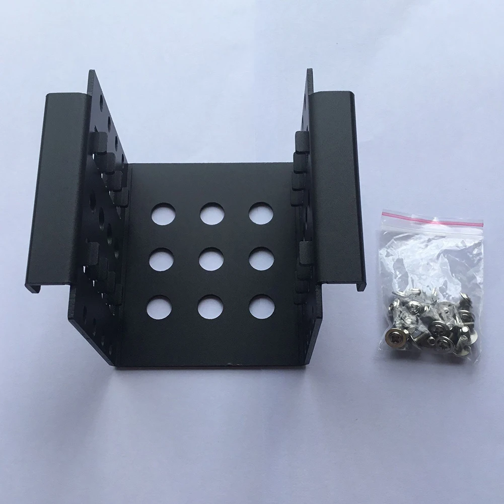 

4 Bay 2.5 inch to 3.5 inch SSD Hard Drive Enclosure Caddy Chassis Internal Mounting Adapter Bracket Aluminum PC Tray Holder