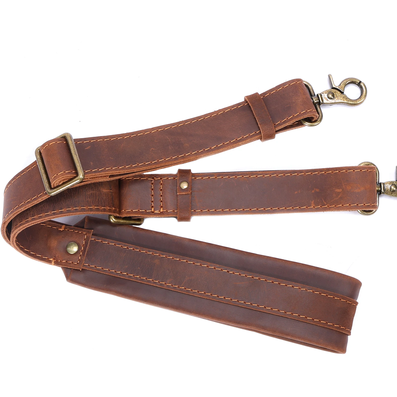 S.WORKER Neues Design Vintage Echtleder Herren-Aktentasche Laptop-Tasche Große Kapazität Rindsleder Business-Tragetasche Handtasche für Männer – Detail 21