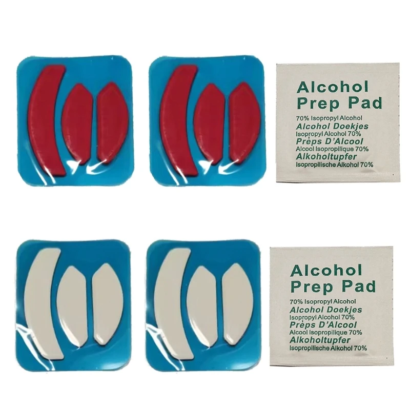 2 conjunto mouse patins pés almofada mouse pés adesivo para steelserie sensei310 mouse arredondado bordas curvas ratos pés