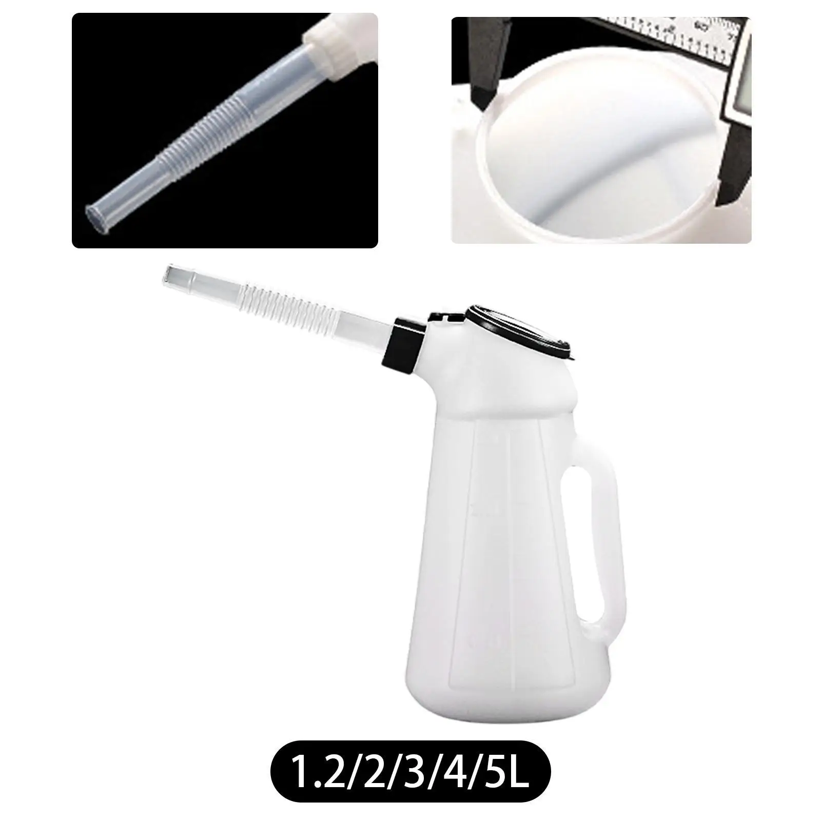 

Oil Jug with Spout Oil Can Equipment Multipurpose Professional Oil Measuring