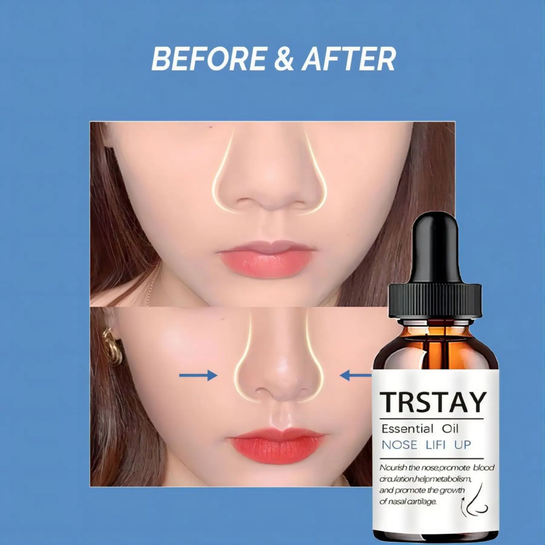 TRSTAY New Arrivals Nose Lift Up Essence Oil Nose Shaping anti-aging shrinkage of pores Essence Remodeli Serum