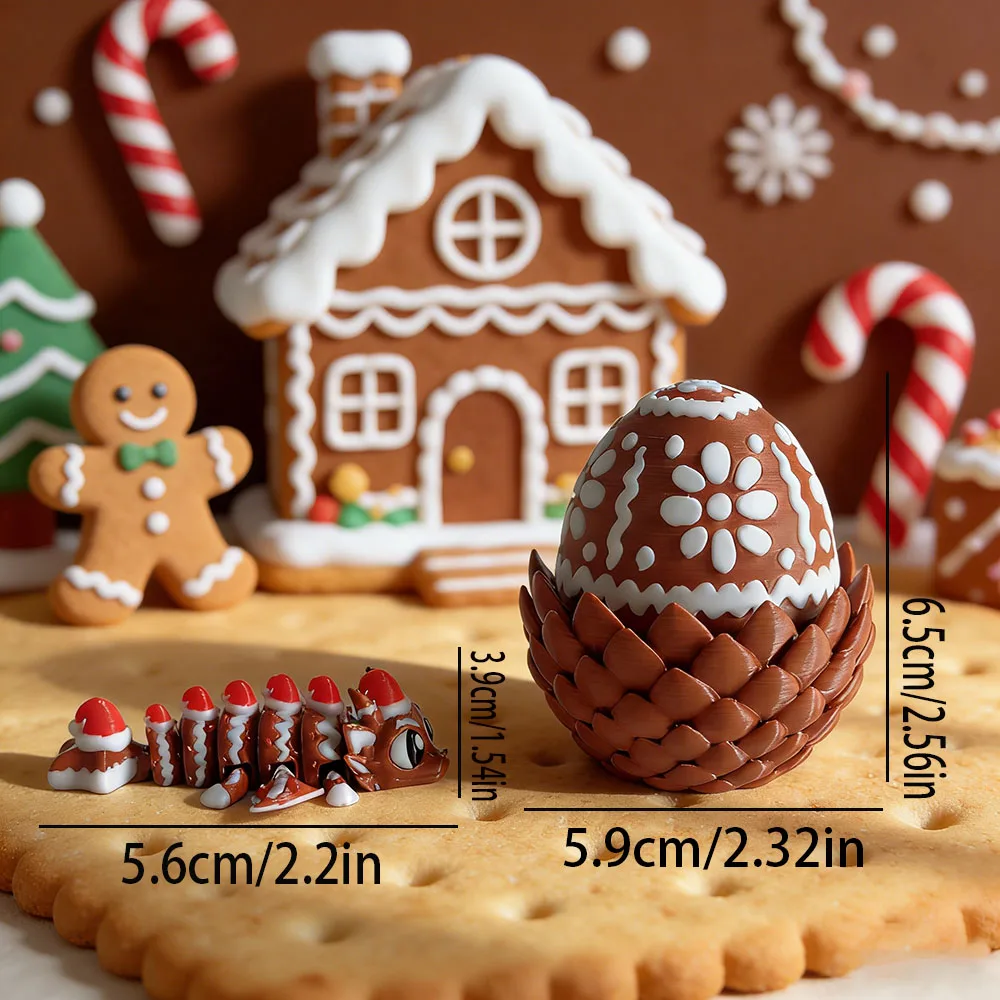 3d Printing Cute And Silly Gingerbread Dragon+dragon Egg Mod