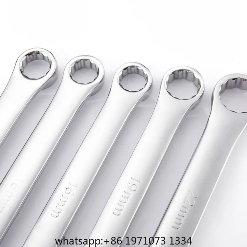 Chromium-vanadium Steel Box Wrench Double Heads Professional Automobile Maintenance Wrench Wear-resistant Portable Hand Tools
