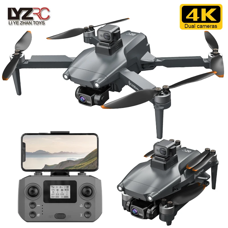 2024 nuovo L600Pro Drone Brushless 4K HD Camera fotografia aerea ritorno automatico droni 5G GPS giocattolo Dron telecomandato 3000M